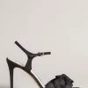 Ted Baker Heevia Black Moire Satin Bow 90Mm Heeled Sandals -Tedbaker Sales 2024 unnamed file 5384