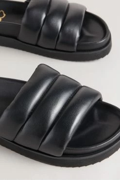 Ted Baker Amirra Black Padded Flat Mule Slider -Tedbaker Sales 2024 unnamed file 5392