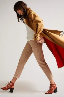 Ted Baker Lyllo Dk-Tan Brown Block Heel Ghillie Sandals -Tedbaker Sales 2024 unnamed file 5402