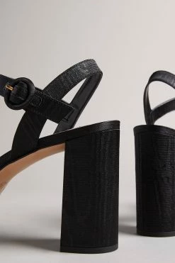 Ted Baker Black Heeled Bow Sandals -Tedbaker Sales 2024 unnamed file 5442