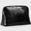 Ted Baker Crocana Black Croc Detail Debossed Washbag -Tedbaker Sales 2024 unnamed file 5489