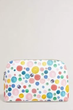 Ted Baker Matilly White Flirty Texture Monster Spot Washbag -Tedbaker Sales 2024 unnamed file 5498