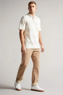 Ted Baker Clerk Taupe Brown Straight Leg Denim Jeans -Tedbaker Sales 2024 unnamed file 5564