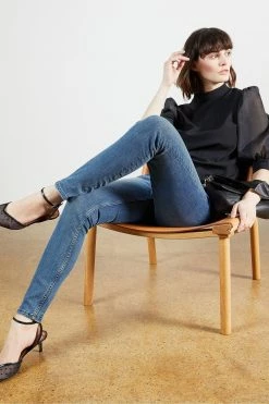 Ted Baker Blue Geon Skinny Mid Wash Jeans -Tedbaker Sales 2024 unnamed file 5581