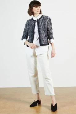 Ted Baker White Platel Plaited Waistband Straight Leg Jeans -Tedbaker Sales 2024 unnamed file 5587