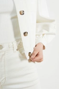 Ted Baker White Platel Plaited Waistband Straight Leg Jeans -Tedbaker Sales 2024 unnamed file 5589