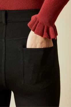 Ted Baker Black Strenti Stretch Zip Detail Jeans -Tedbaker Sales 2024 unnamed file 5598
