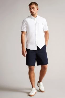 Ted Baker Blue Mordon Twill Drawstring Shorts -Tedbaker Sales 2024 unnamed file 5641