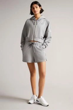 Ted Baker Mid-Grey Tika Jersey Shorts -Tedbaker Sales 2024 unnamed file 5658