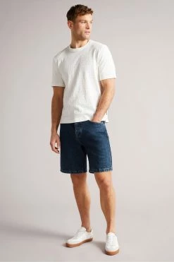 Ted Baker Dutson Blue Denim Short -Tedbaker Sales 2024 unnamed file 5672