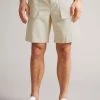 Ted Baker Pellon Ecru Denim Utility Shorts -Tedbaker Sales 2024 unnamed file 5698