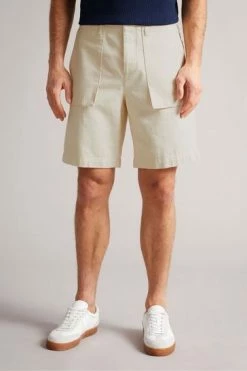 Ted Baker Pellon Ecru Denim Utility Shorts -Tedbaker Sales 2024 unnamed file 5703