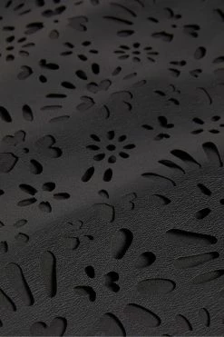 Ted Baker Keiss Black Cutwork Pleather Mini Skirt -Tedbaker Sales 2024 unnamed file 5735