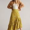 Ted Baker Dk-Orange Odissa Asymmetric Skirt With Tiered Ruffle Hem -Tedbaker Sales 2024 unnamed file 5784