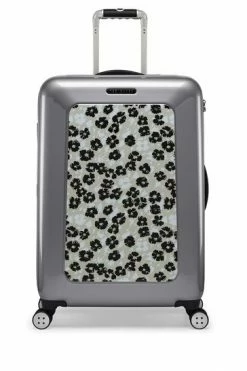 Ted Baker Grey New World Mono Print Medium Suitcase -Tedbaker Sales 2024 unnamed file 5810