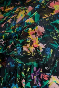 Ted Baker Liyana Black Flirty Texture Floral Scarf -Tedbaker Sales 2024 unnamed file 5874