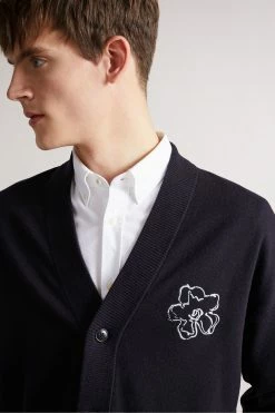 Ted Baker Blue Ditton Knitted Cardigan -Tedbaker Sales 2024 unnamed file 5920