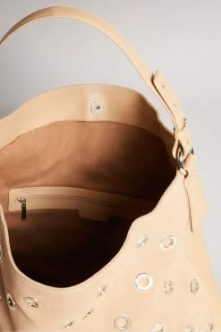 Ted Baker Meida Camel Eyelet Detail Swag Bag -Tedbaker Sales 2024 unnamed file 596