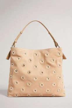 Ted Baker Meida Camel Eyelet Detail Swag Bag -Tedbaker Sales 2024 unnamed file 597