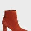 Ted Baker Womens Tan Brown Nyshaa Suede Block Heel Ankle Boots -Tedbaker Sales 2024 unnamed file 5997