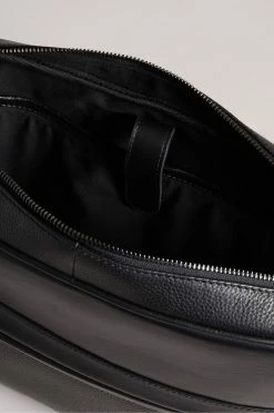 Ted Baker Kianul Black Branded Leather Messenger Bag -Tedbaker Sales 2024 unnamed file 606