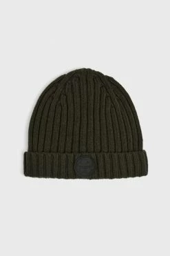Ted Baker Green Tolton Rib Beanie Hat -Tedbaker Sales 2024 unnamed file 6060