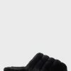 Ted Baker Black Lopsey Faux Fur Mule Slippers -Tedbaker Sales 2024 unnamed file 6075