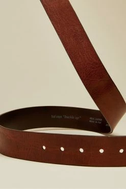 Ted Baker Brown Keepsak Contrast Keeper Leather Belt -Tedbaker Sales 2024 unnamed file 6108
