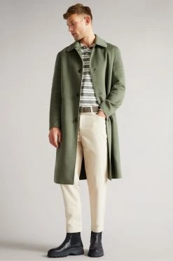 Ted Baker Turnr Grey Stitched Leather Belt -Tedbaker Sales 2024 unnamed file 6129