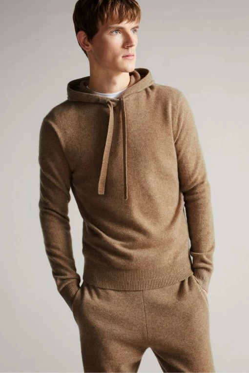 Ted Baker Brown Bannks Cashmere Hoodie -Tedbaker Sales 2024 unnamed file 6131