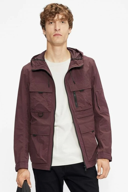 Ted Baker Purple Washon Multi Pocket Hooded Jacket -Tedbaker Sales 2024 unnamed file 6137