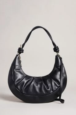 Ted Baker Twilila Black Twisted Handle Cross-Body Bag