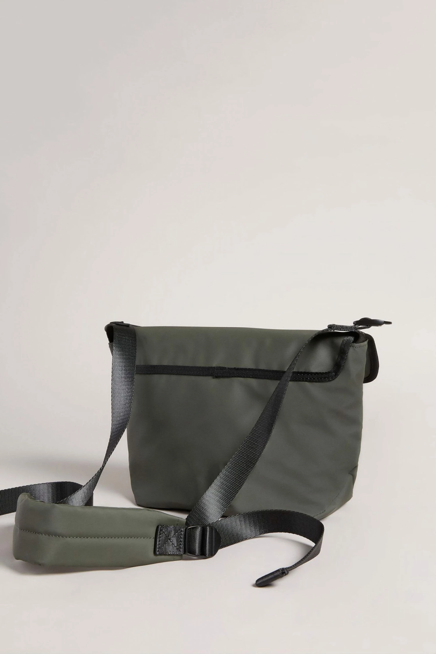 Ted Baker Mens Green Running Rubberised Crossbody Bag 4 Ted Baker Mens Green Running Rubberised Crossbody Bag - Image 2