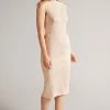 Ted Baker Klarika Pink Midi Length Bodycon Dress -Tedbaker Sales 2024 unnamed file 777