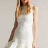 Ted Baker Maleko White Lace Stitch Dress -Tedbaker Sales 2024 unnamed file 819