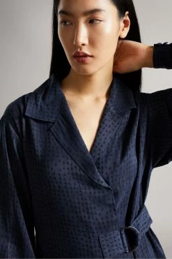 Ted Baker Blue D Ring Midi Dress -Tedbaker Sales 2024 unnamed file 841