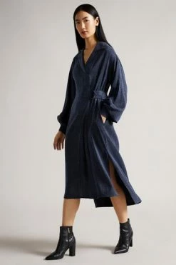 Ted Baker Blue D Ring Midi Dress -Tedbaker Sales 2024 unnamed file 843