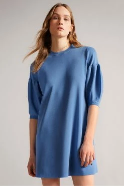 Ted Baker Womens Blue Feyah Lt- Full Needle Puff Sleeve Dress -Tedbaker Sales 2024 unnamed file 870