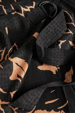 Ted Baker Brown Integral Wrap Dress -Tedbaker Sales 2024 unnamed file 923