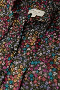 Ted Baker Black Bevlia Dropped Waist Midi Dress -Tedbaker Sales 2024 unnamed file 929