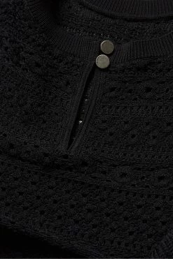 Ted Baker Maleko Black Lace Stitch Dress -Tedbaker Sales 2024 unnamed file 935