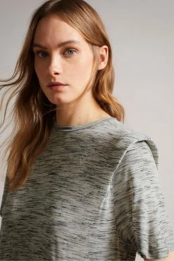 Ted Baker Julina White T-Shirt Dress With Shoulder Detail -Tedbaker Sales 2024 unnamed file 940