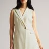 Ted Baker Cream Joannid Sleeveless Blazer Mini Dress -Tedbaker Sales 2024 unnamed file 958