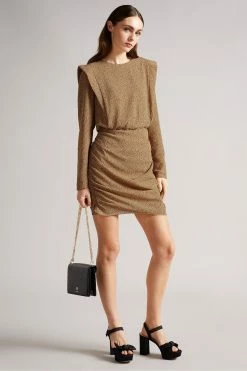 Ted Baker Black Mini Dress With Shoulder Detail -Tedbaker Sales 2024 unnamed file 995